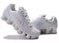 nike shox promos tl1 hommes nstl 007-all blance pas cher